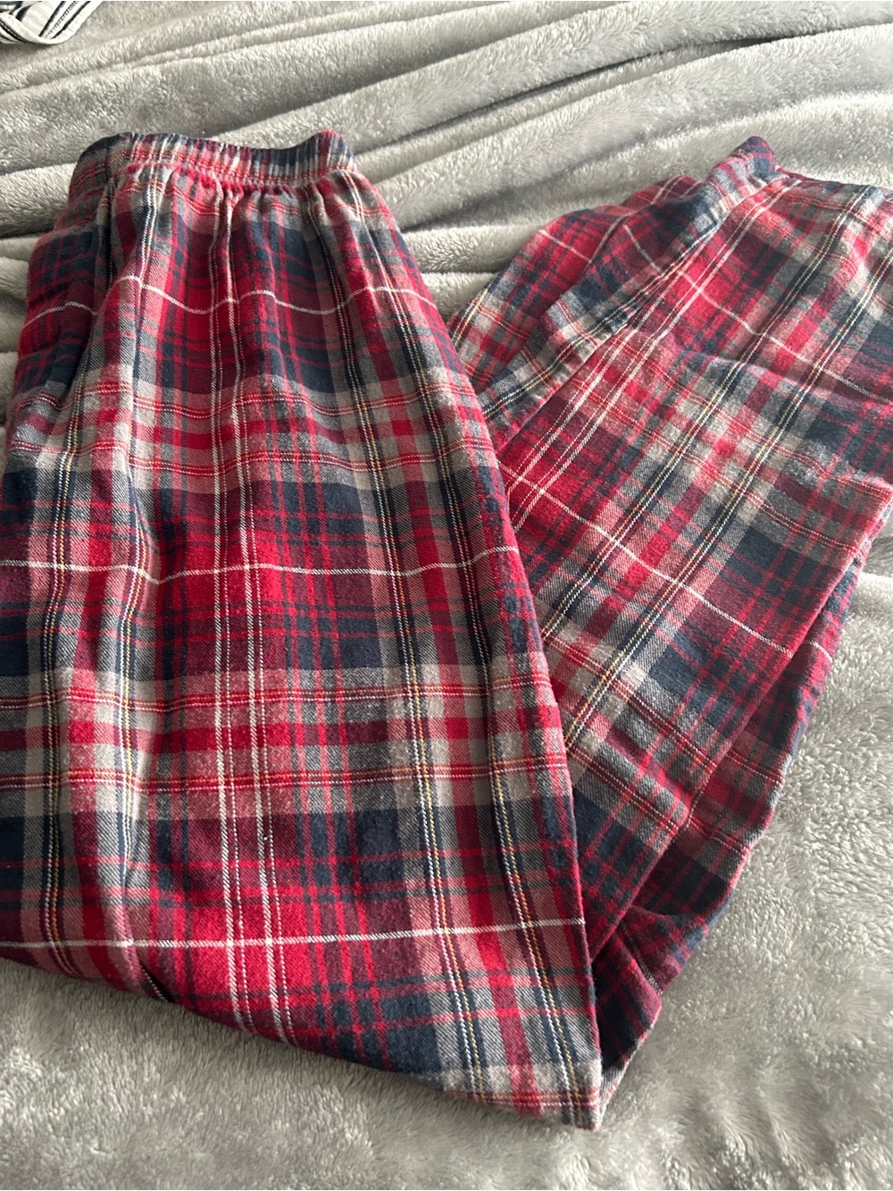 Women's Red Plaid Flannel Pajama Pants